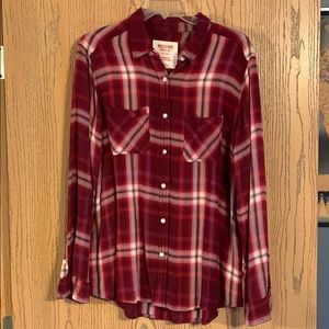 Mossimo ( Target ) Plaid Button-Down